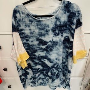 Free people worn once. Oversized thick t shirt